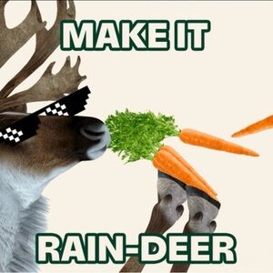 Funny Reindeer Graphic Tee